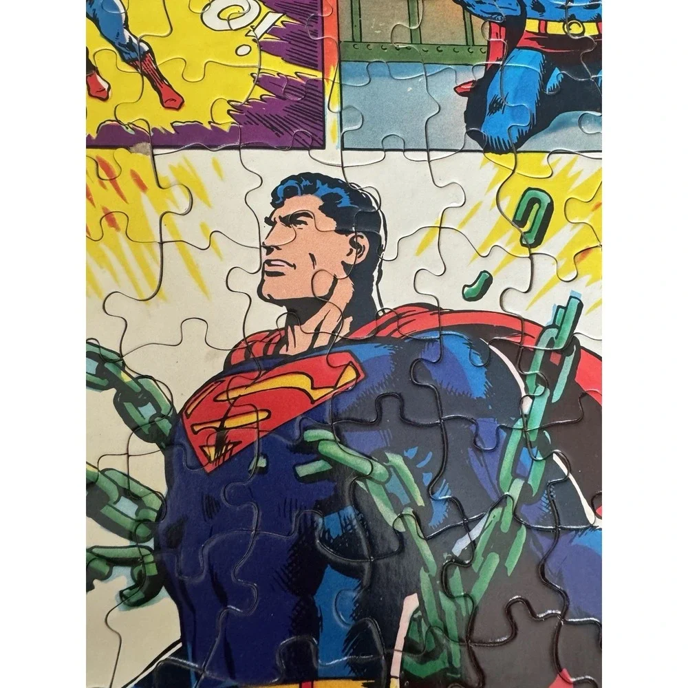 1973‎ Superman Jigsaw Puzzle 200 Pieces Complete